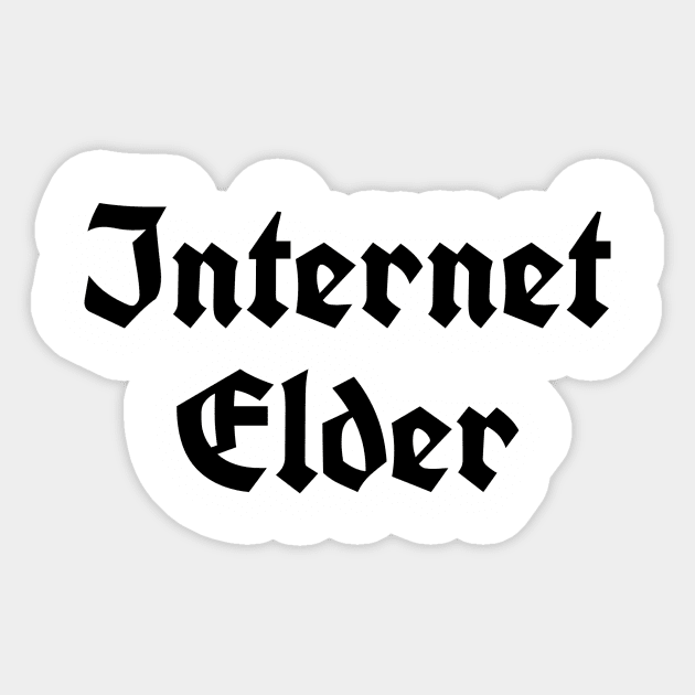 Internet Elder Sticker by CrazyCreature